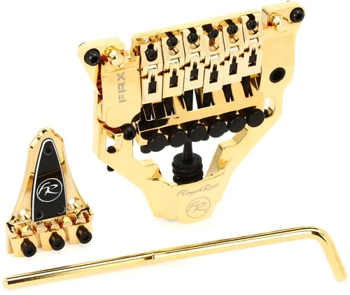 Floyd Rose FRTX03000 FRX Top Mount Tremolo System - Gold (2-pack) Bundle