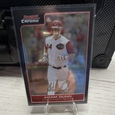 Topps 2006 Bowman Chrome Adam Dunn #11 Cincinnati Reds Base Set Card