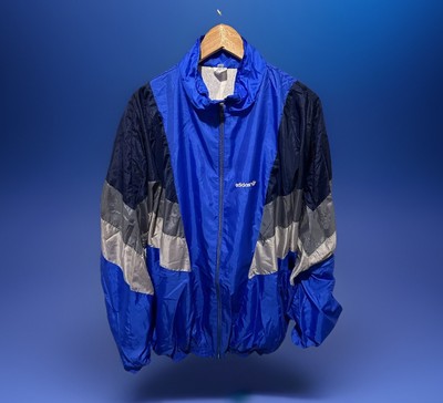 Adidas Windbreaker Jacke Size XXL     Retro Vintage Track JACKET 90s 90er