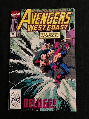 West Coast Avengers #59 (1990) Direct - Hydro-Man - Get Smart