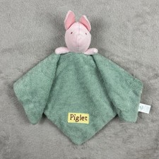 Disney Baby Piglet Lovey Plush Security Blanket Green Winnie the Pooh  Friends