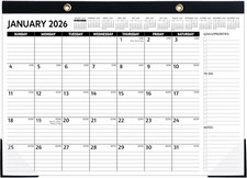 2026 Desk Calendar   Jan 2026   Dec 2026, 2026 Calendar Large, 17    x 12   , 2026