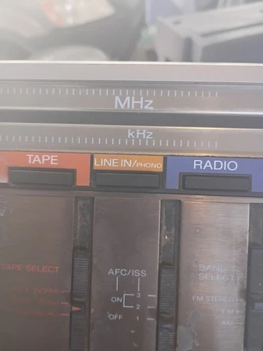 Sony CFS-99 Boombox Radio Cassette Recorder Vintage Audio Operation confirmed