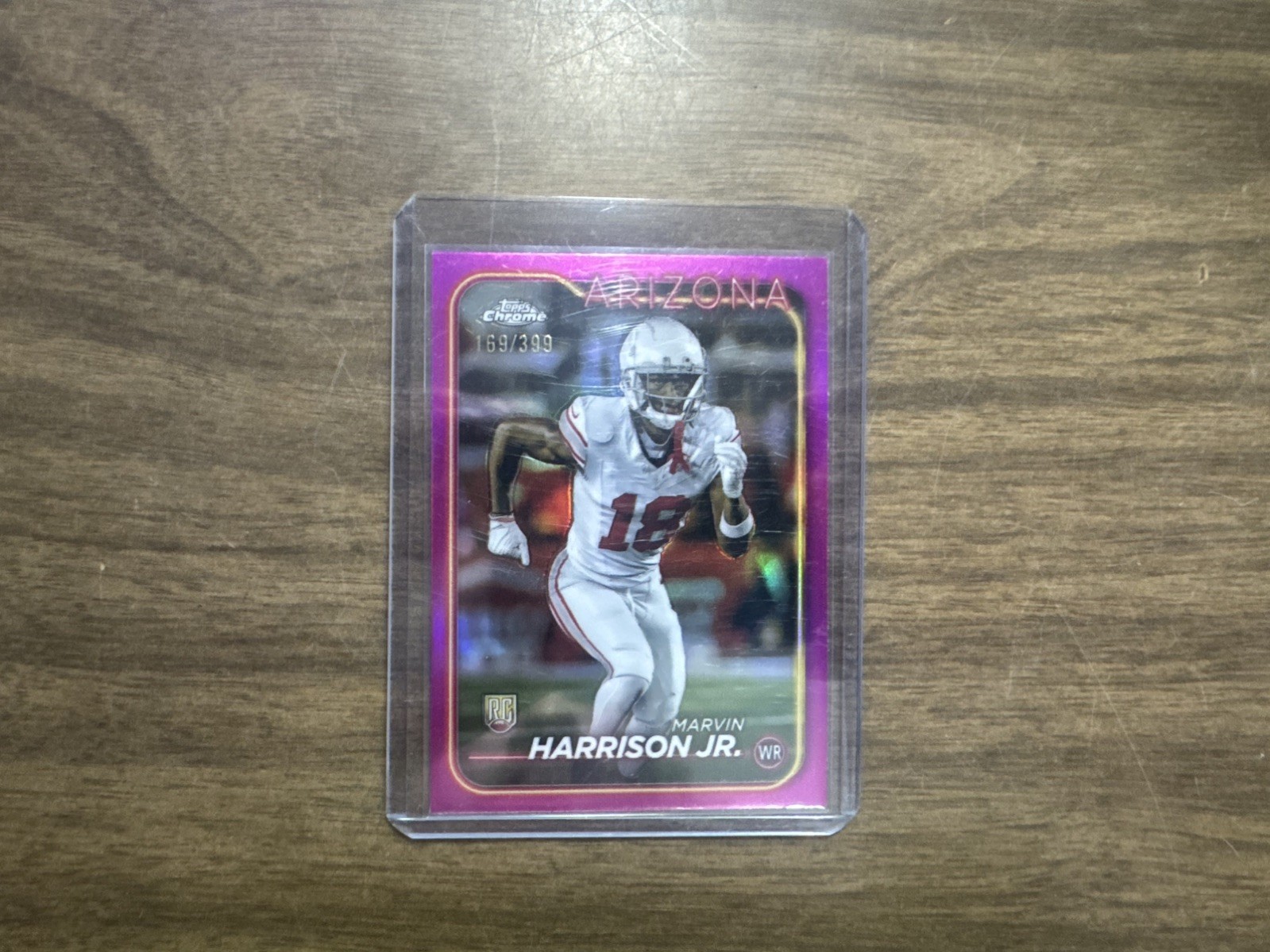2024 Topps Chrome - Rookies Marvin Harrison Jr. #204 Magenta Refractor /399 (RC)