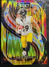 2024 Panini Select - Premier CALVIN AUSTIN III #133 Red & Yellow Shock Steelers
