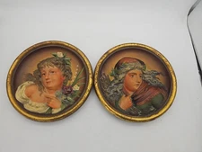 Antique Victorian Style BRADLEY & HUBBARD CAST IRON Female Art Nouveau B&H  SET 