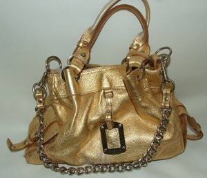 Via Repubblica Metallic Gold Tote Handbag Purse Used Ebay Via Repubblica Metallic Gold Tote Handbag Purse Used Ebay