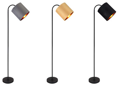 Verstellbare Stehlampe Moderner Lampenschirm Leselicht für Wohnzimmer