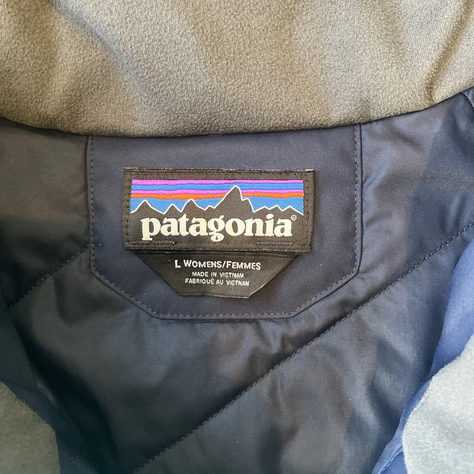 Женская большая куртка Patagonia Snowbelle RECCO лыжная зимняя на молнии с капюшоном - Изображение 3 из 4