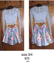 homecoming dresses size 3/4