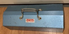 Vintage Belknap Blue Grass T5-BG 721 Tool Box 21 L X 9 W X 7.5 H
