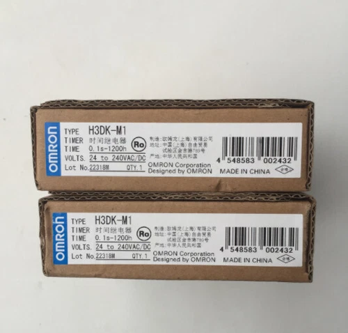 1PCS Omron Timer Relay H3DK-M1 H3DKM1 24-240VAC/DC In Box -New  Free ShipOM #OM