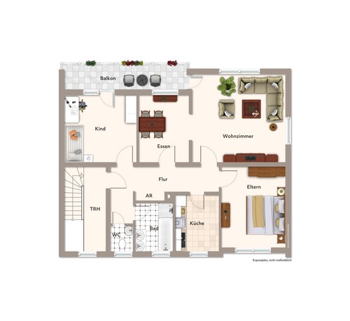Haus mit 3 Wohnungen, 2 Garagen, Stellplätzen und Garten.Winnweiler/ Deutschland - Bild 4 von 11