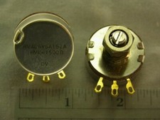 MS Honeywell Centralab RV4LAYSA152A 1.5K 2W 10% Linear Locking Potentiometers