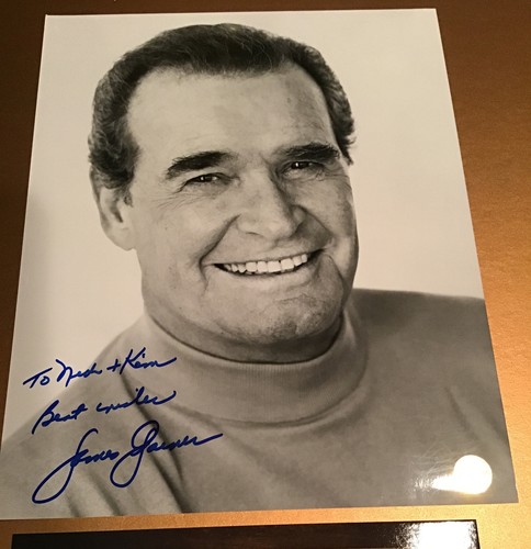 James Garner Autograph 8x10 photo COA Tv Movie Great Actor - Picture 4 of 6