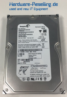 Seagate Barracuda 250GB 7,2k SATA 3G ST3250824AS 9BD133-033 3,5'' HDD