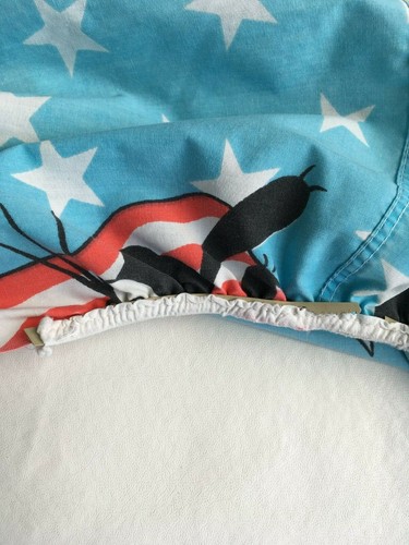 Vtg Mickey Mouse comforter quilt twin fitted sheet set 1776 Americana blanket - Picture 9 of 12