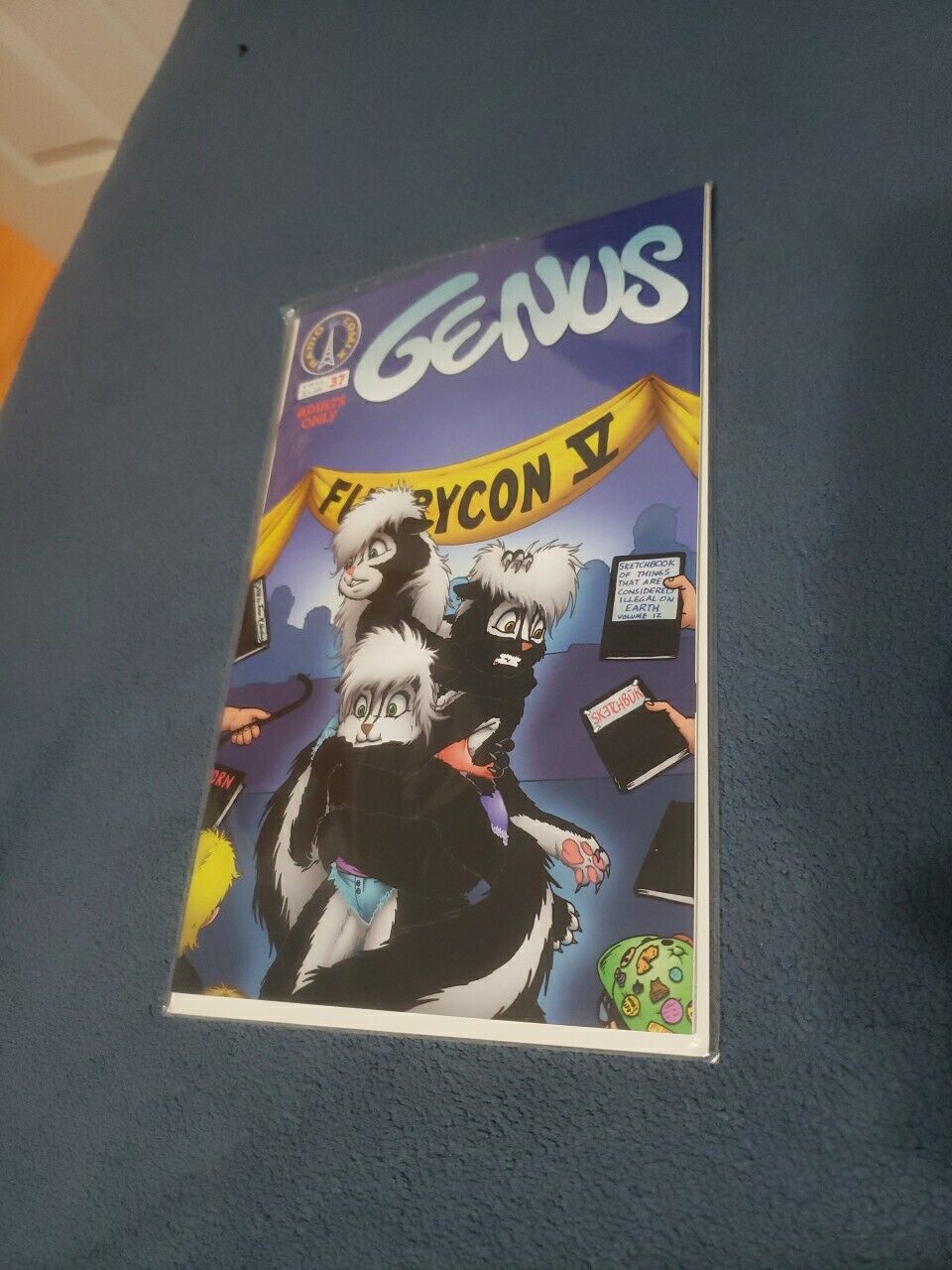 Genus #37- 1999, Classic Furry Comic, Skunkworks, Radio Comix, Mature, Rare