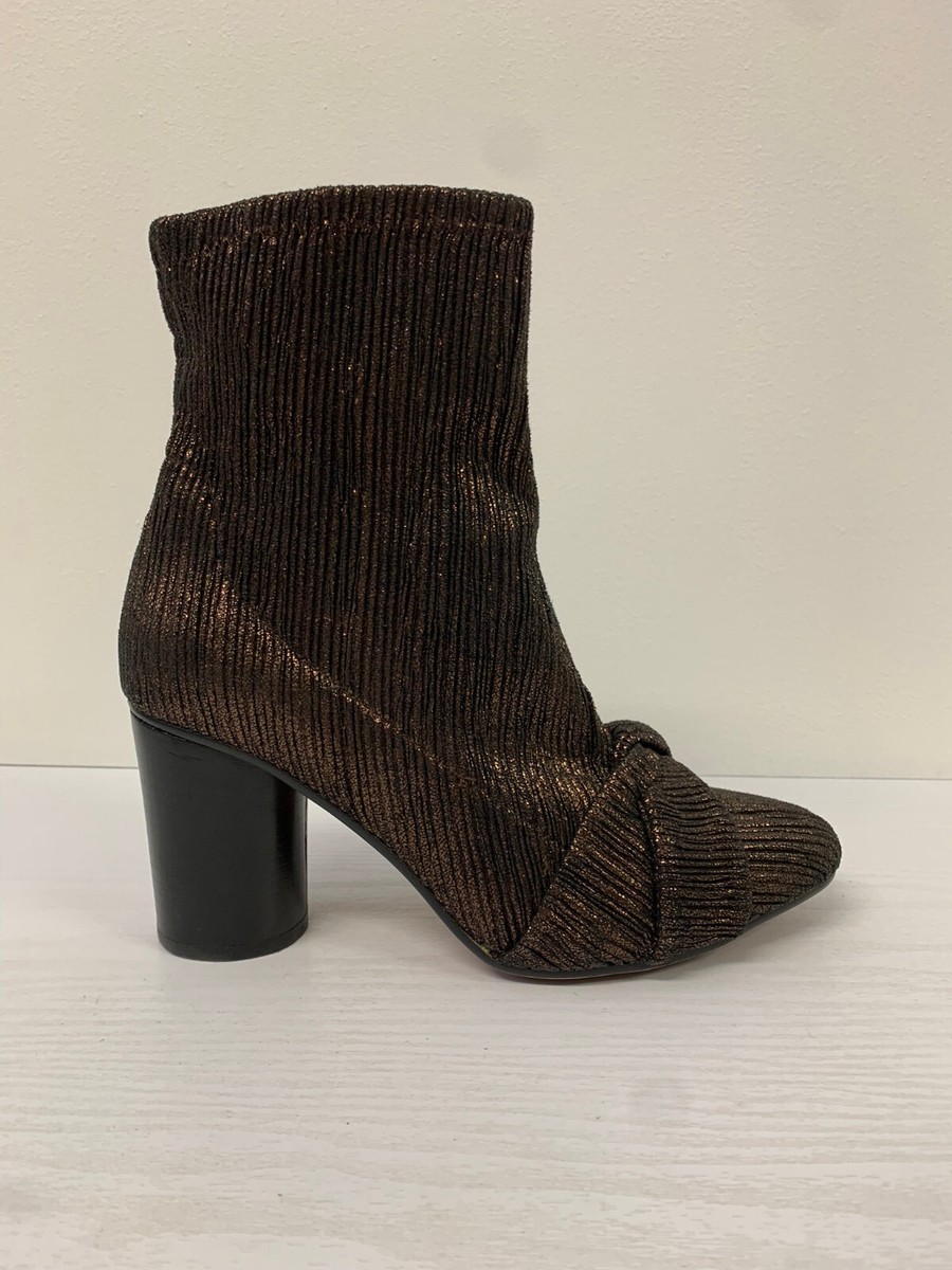 Hudson Boots Size Brown Metallic Ladies High Heel Ankle Boot EU