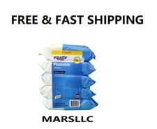 Flushable Wipes Equate 240 Count Fresh Scent Flushable Wipes, 5 Packs of 48 Wipe