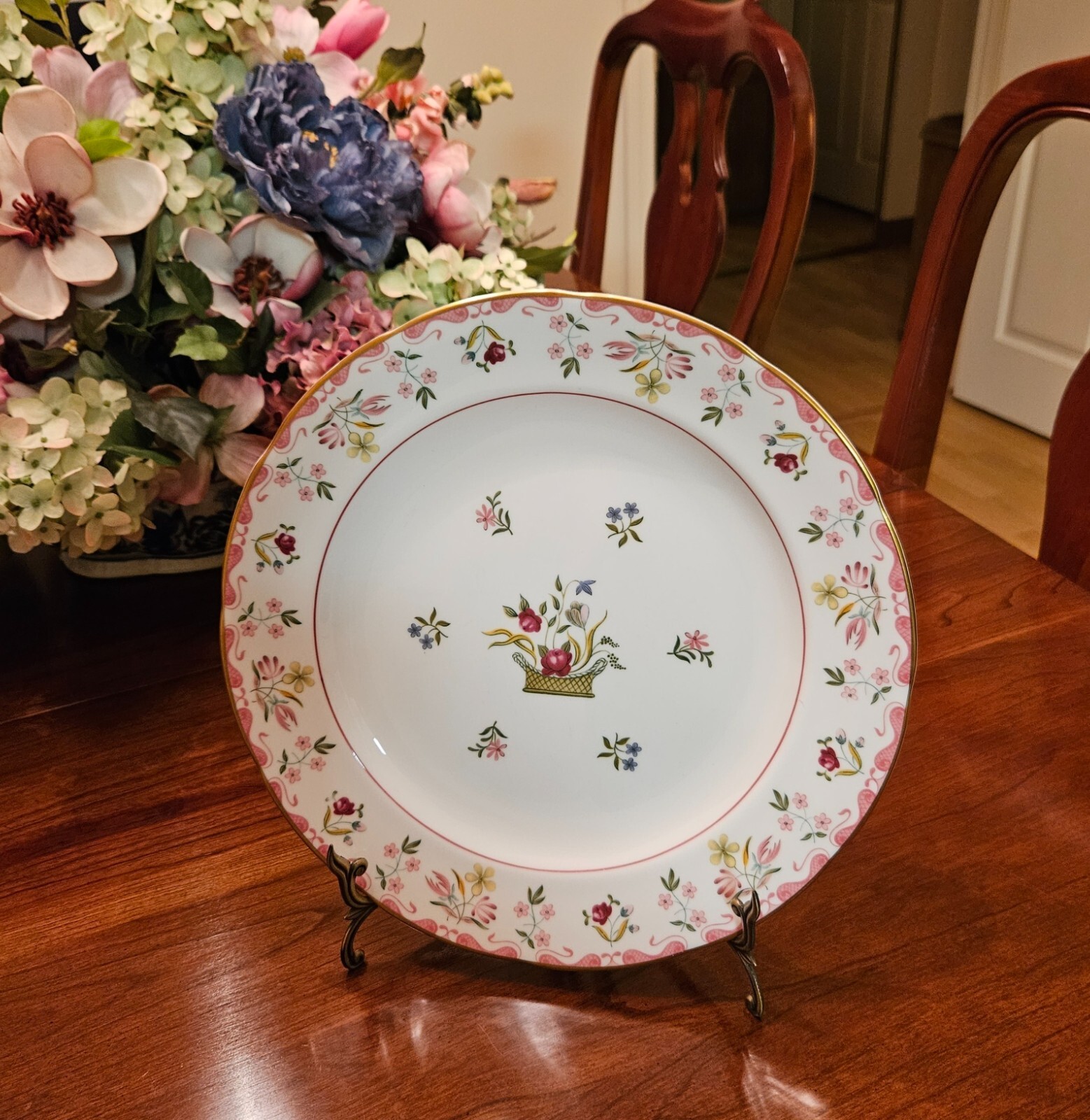 Wedgwood Bianca Williamsburg R4499 Dinner Plate EUC eBay