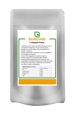 250 g | L-Glutamin | Aminosäure Glutamine | Eiweiss | Buxtrade