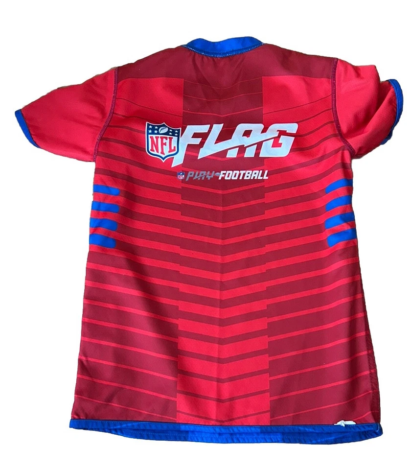 "Jersey reversible Z NFL Buffalo Bills juvenil talla M rojo azul fútbol 34"" pecho" Foto 4 de 4