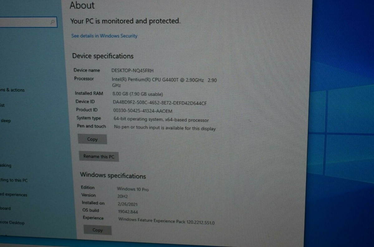 HP Prodesk 400 G3 DM Tiny Mini Micro PC G4400T 2.9G 8GB RAM 500GB HP Prodesk 400 G3 DM Tiny Mini Micro PC G4400T 2.9G 8GB RAM 500GB