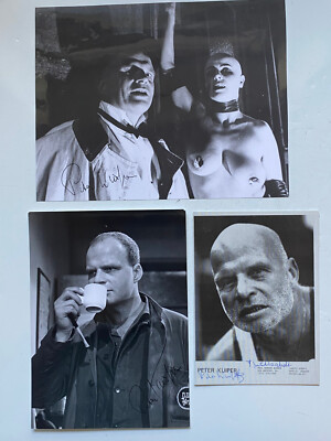 Peter Kuiper  -   Film - 3 original Autogramme - 15 x 10  bis 21 x 16 cm