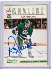 2012-13 Panini Classic Signatures Ray Ferraro Autograph