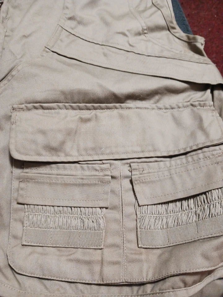 Master Sportsman Hunting Tan Vest Size XL Ammo Loops Pockets Utility Fishing - Image 3 of 4