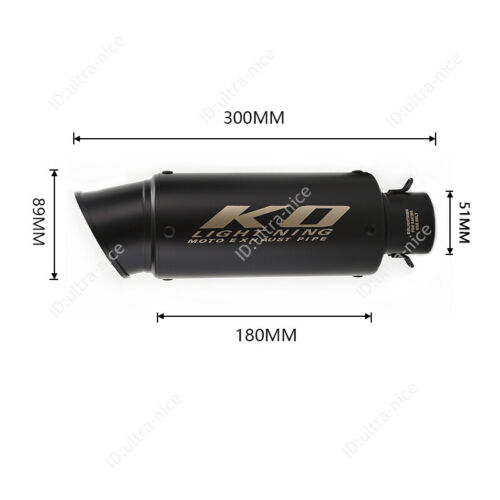For Yamaha R1 YZF-R1 2009-2014 Exhaust Pipe 51mm Muffler Escape with DB Killer - Bild 4 von 14