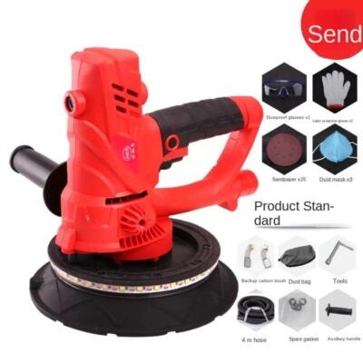 Handheld LED Light Dust-free Wall Grinder Dead-end Electric Polishing Machine