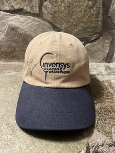 Vintage Autographed Rich Beem INVENSYS CLASSIC At Las Vegas Strap Back Golf Hat