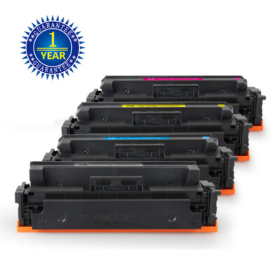4PK W2020A 414A Toner With Chip For HP Color LaserJet Pro M454dw M479fdn M479fdw