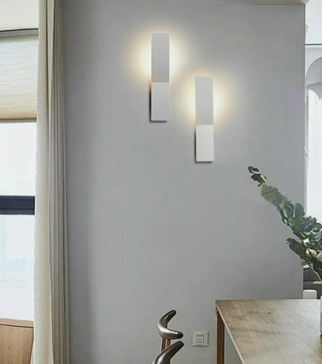 Moderno Interno LED Wandleuchte – 30W, 3 Lichtfarben, 60 Cm, Weiß