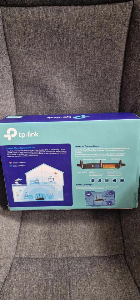 TP-LINK Archer C7 AC1750 Gigabit Dual Band Router — OpenWRT Installed - Image 2 of 4