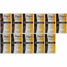 BIGEN PERMANENT POWDER HAIR COLOR AMONIA FREE BEARD MUSTACHE HAIR FACE SKIN SAFE