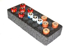 New foam holds 24 AA cr123 or cr2 cells battery insert fits Pelican   1030 case