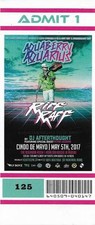 RIFF RAFF RAP OTTAWA CANADA 5.05.2017 USED TICKET