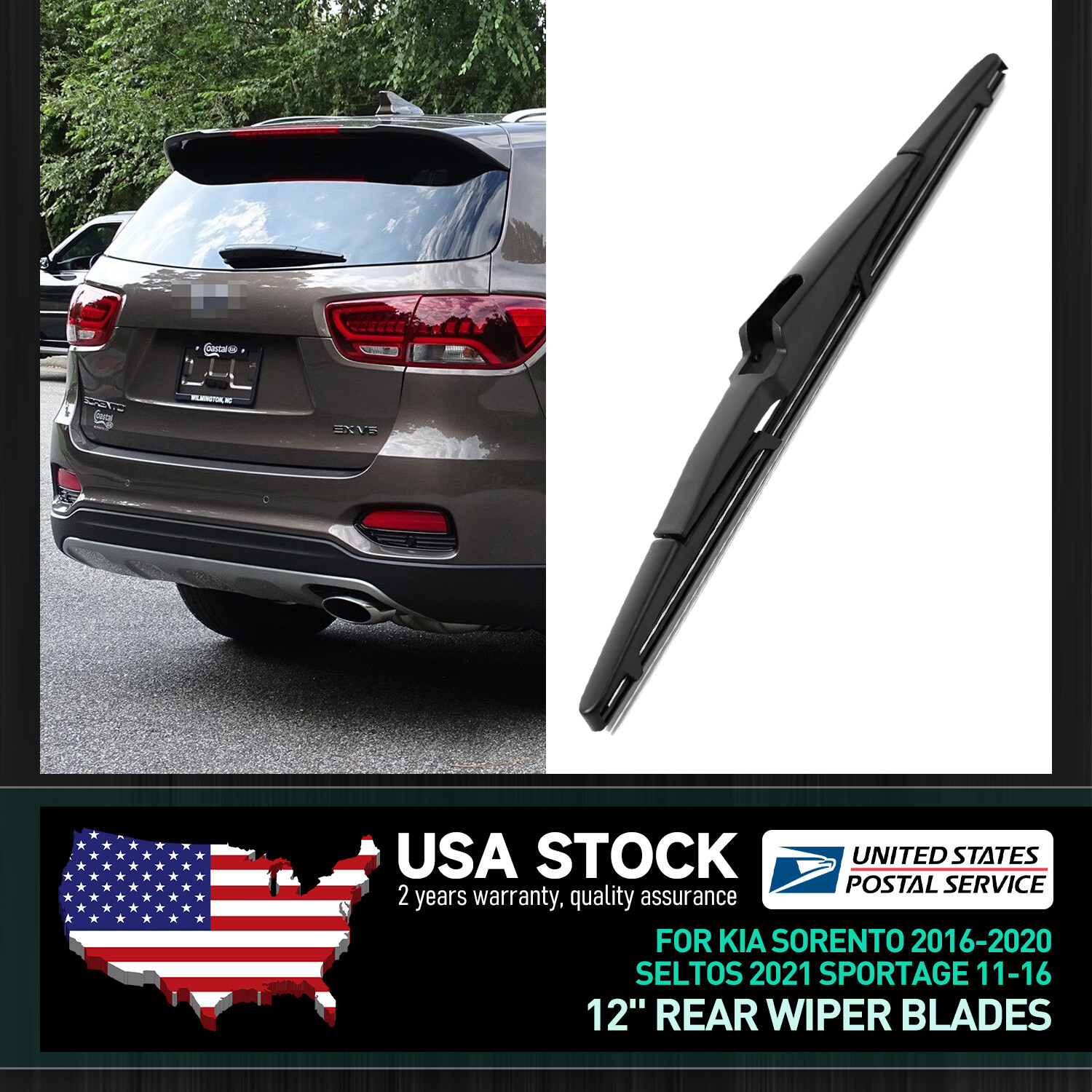 High quality Rear Windshield Wiper Blades 12