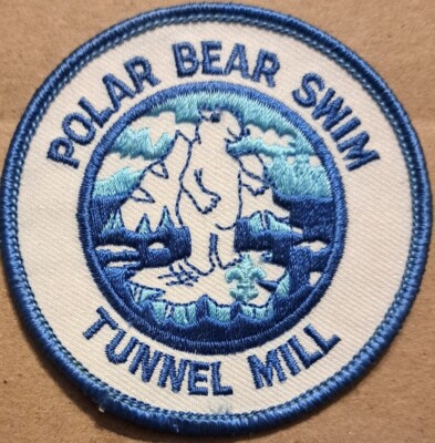 Boy Scouts Polar Bear Swim Tunnel Mill Reservation BSA patch