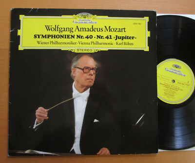 DG 2530 780 Mozart Symphony 40 & 41 Jupiter Karl Bohm Vienna Philharmonic EX/VG