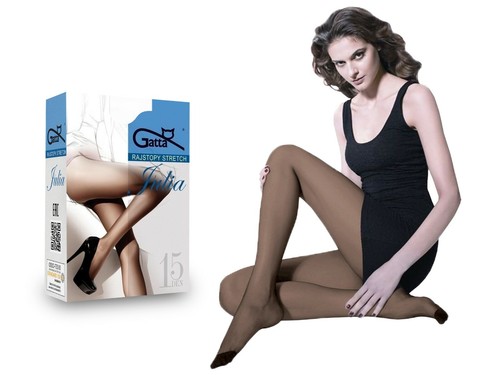 GATTA JULIA STRETCH Strumpfhose 15 DEN HALBMATT verschiedene Farben S M L XL - Bild 23 von 43