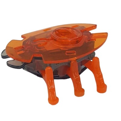 McDonald's Orange Nano Beetle Hex Bug Wind up toy 2013 Works Happy Meal