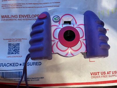 Discovery Kids Childrens Digital Camera In Full Working Order Purple Pink TESTED