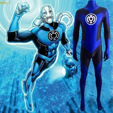 Blue Lantern Cosplay Costume Green Lantern Bodysuit for Kid's Adult Cosplay