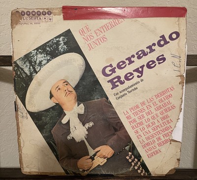 Gerardo Reyes QUE NOS ENTIERREN JUNTOS  Vinyl Record Album Rare