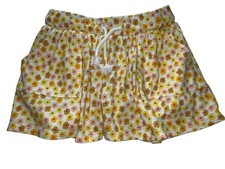 CAT  JACK Girls Skort Size 4/5 Yellow Pink Floral Print
