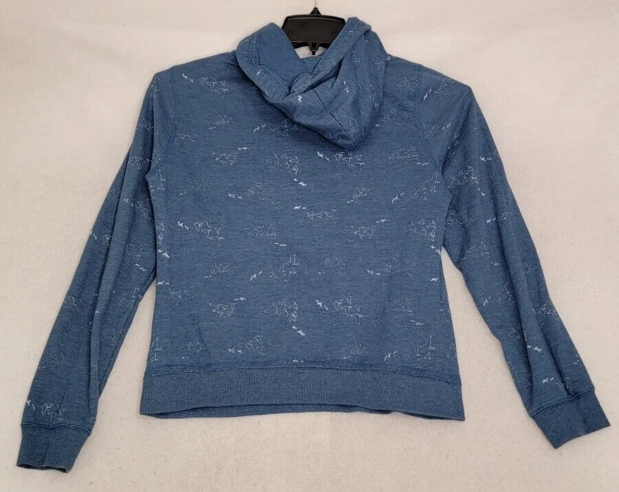 Sudadera con Capucha MOSSIMO Supply Mujer Mediana M Azul 1995 Exterior Manga Larga Foto 2 de 4